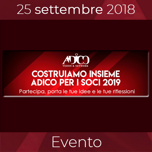 FOCUS GROUP : COSTRUIAMO INSIEME ADICO SOCI 2019