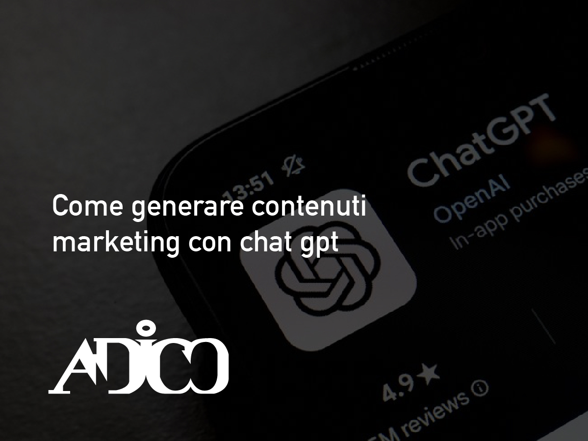 Come generare contenuti marketing con ChatGPT